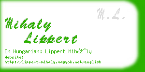 mihaly lippert business card